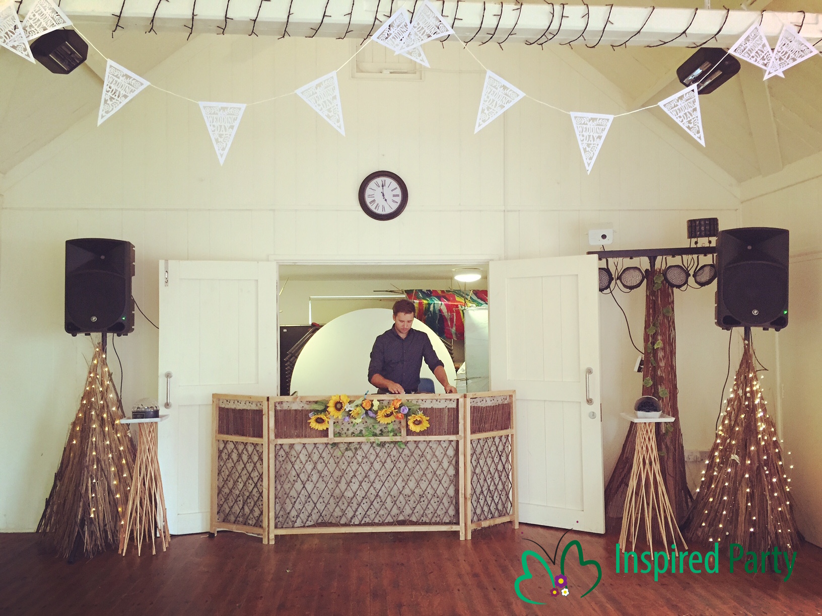 Woodland themed Wedding DJ service